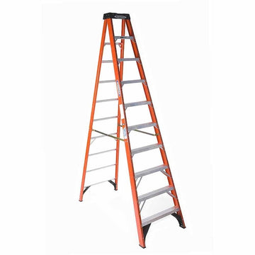 Werner  NXT1A Fiberglass 10-ft Type 1A- 300 lbs. Capacity Step Ladder